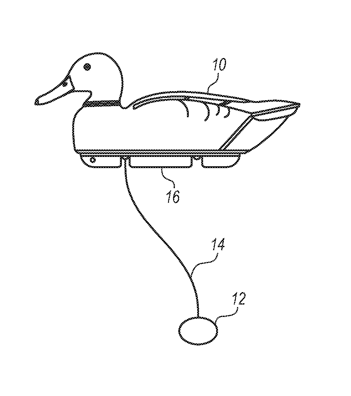 Retractable spool and waterfowl decoy incorporating same