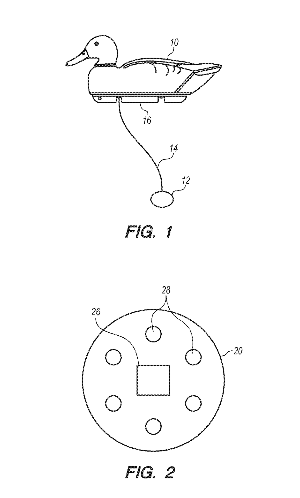 Retractable spool and waterfowl decoy incorporating same