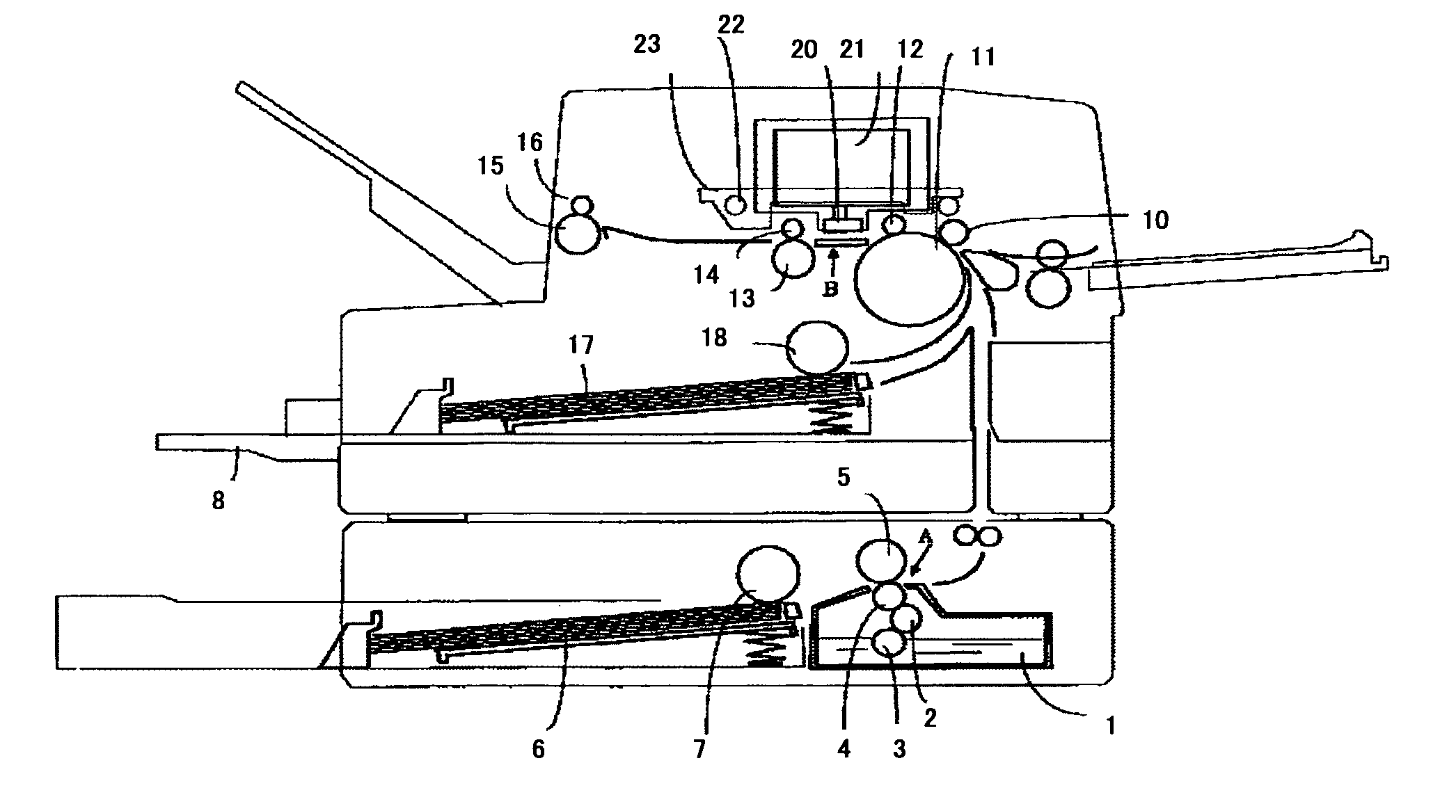 Image forming method and image formed record