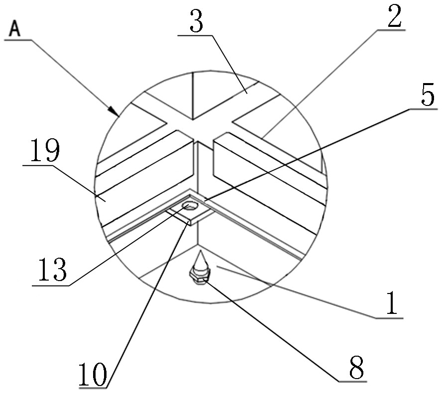 Fabricated concrete two-way dense rib floor structure and construction method thereof