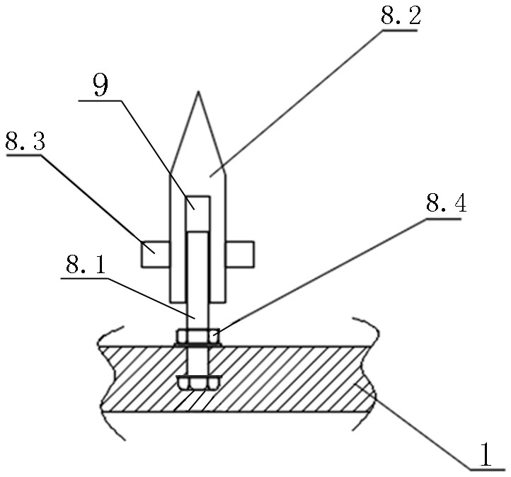 Fabricated concrete two-way dense rib floor structure and construction method thereof