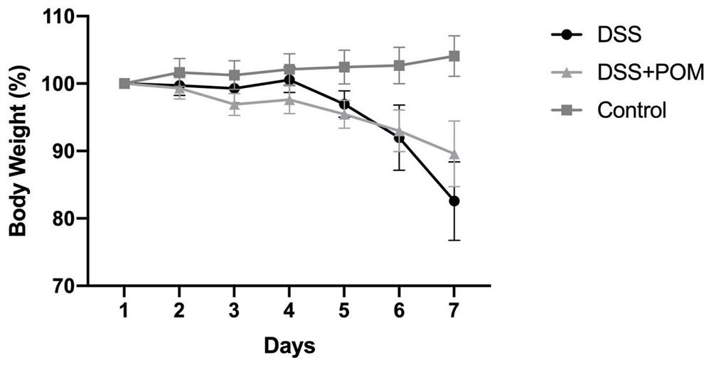 Application of molybdenum-based polyoxometallate cluster in treatment of inflammatory diseases