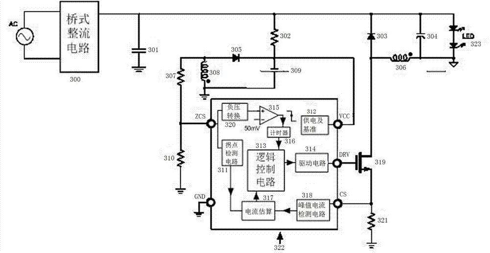 Intelligent LED drive control circuit