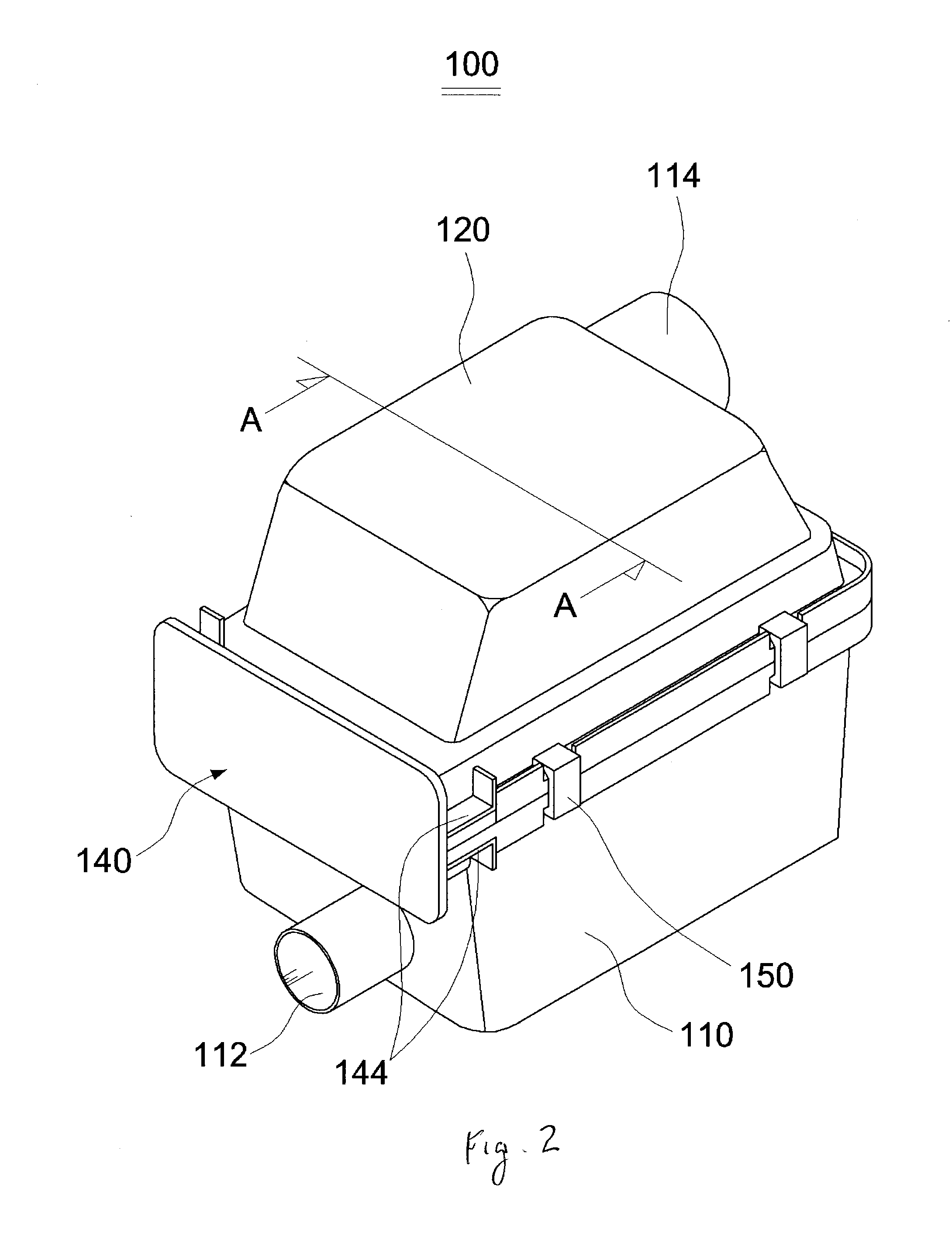 Air cleaner for vehicle