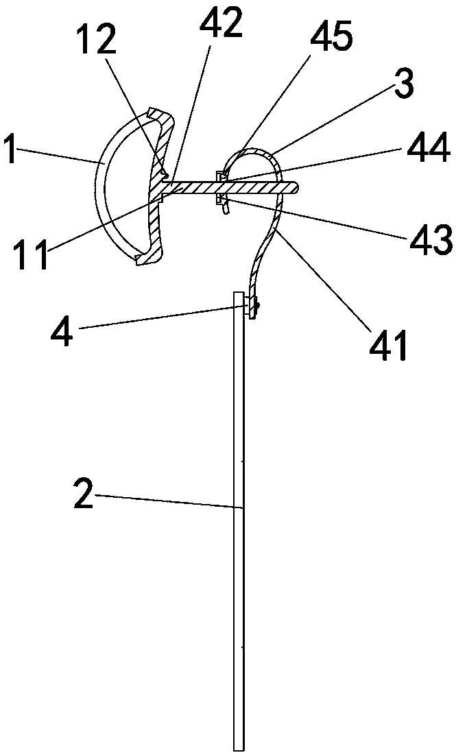 A pillow connection structure