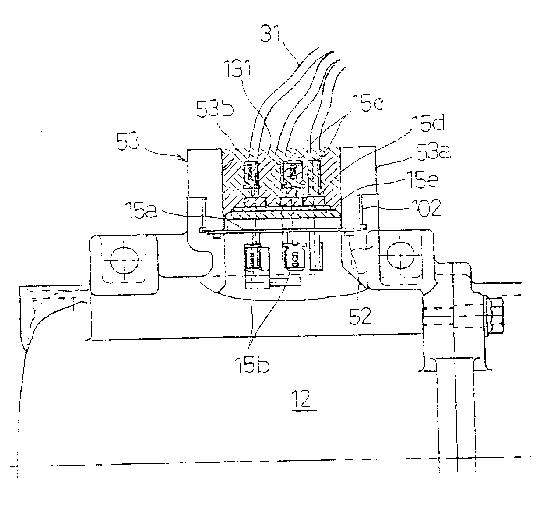 Compressor with built-in motor and mobile structure using the same