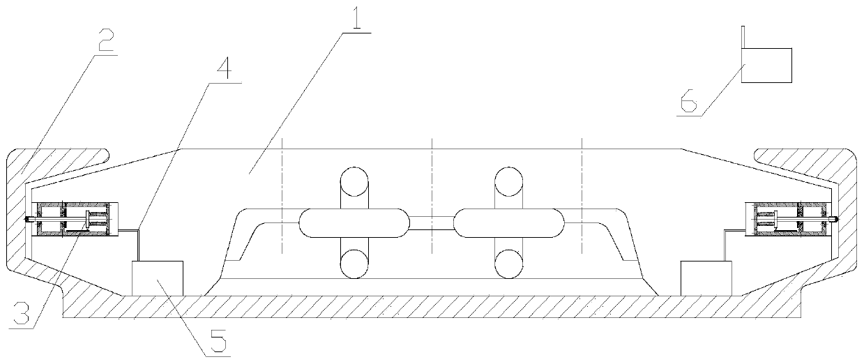 Embedded type scraping plate corner detecting device and detecting method of scraping plate conveyor