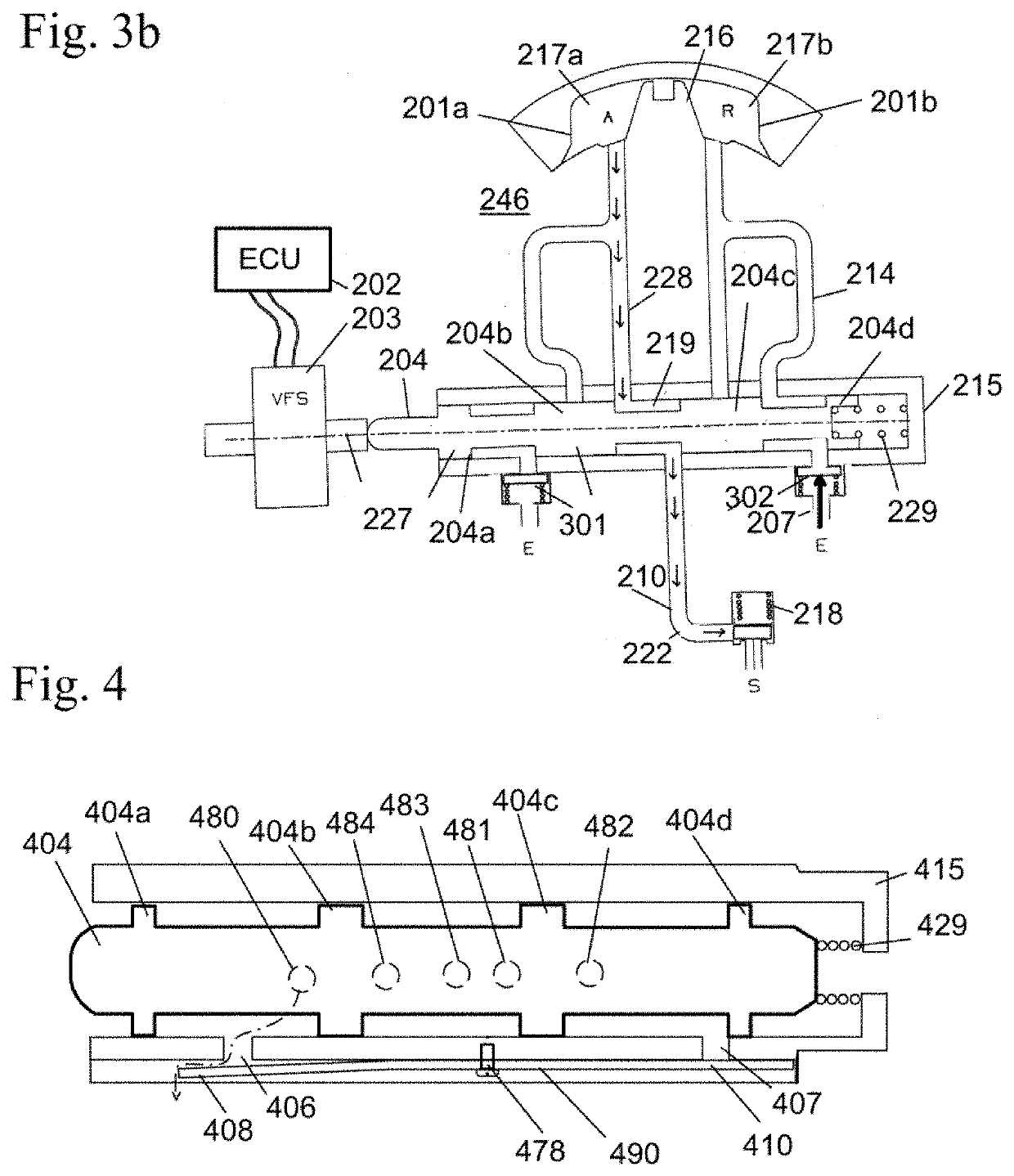 Check valve for exhausting flow of fluid from a variable cam timing phaser