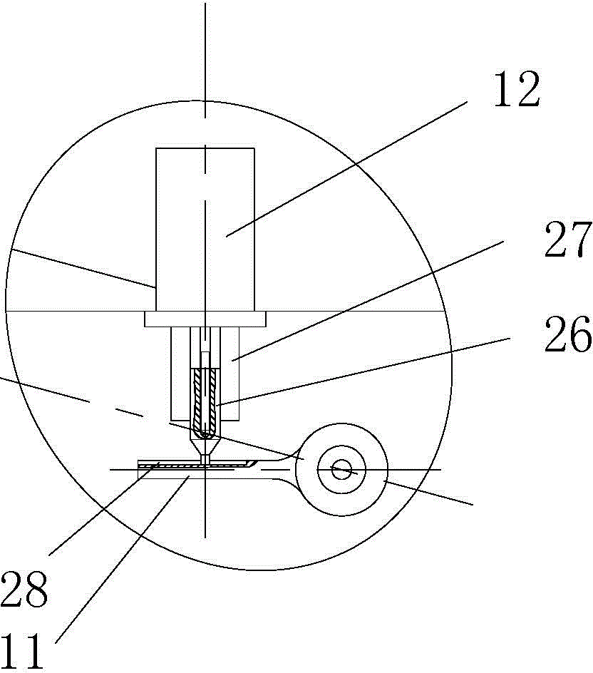 Stable clamping device for grinding end chamfer of gear tooth