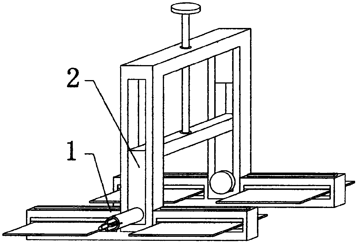 Aluminium electrolytic anode carbon block turnover device