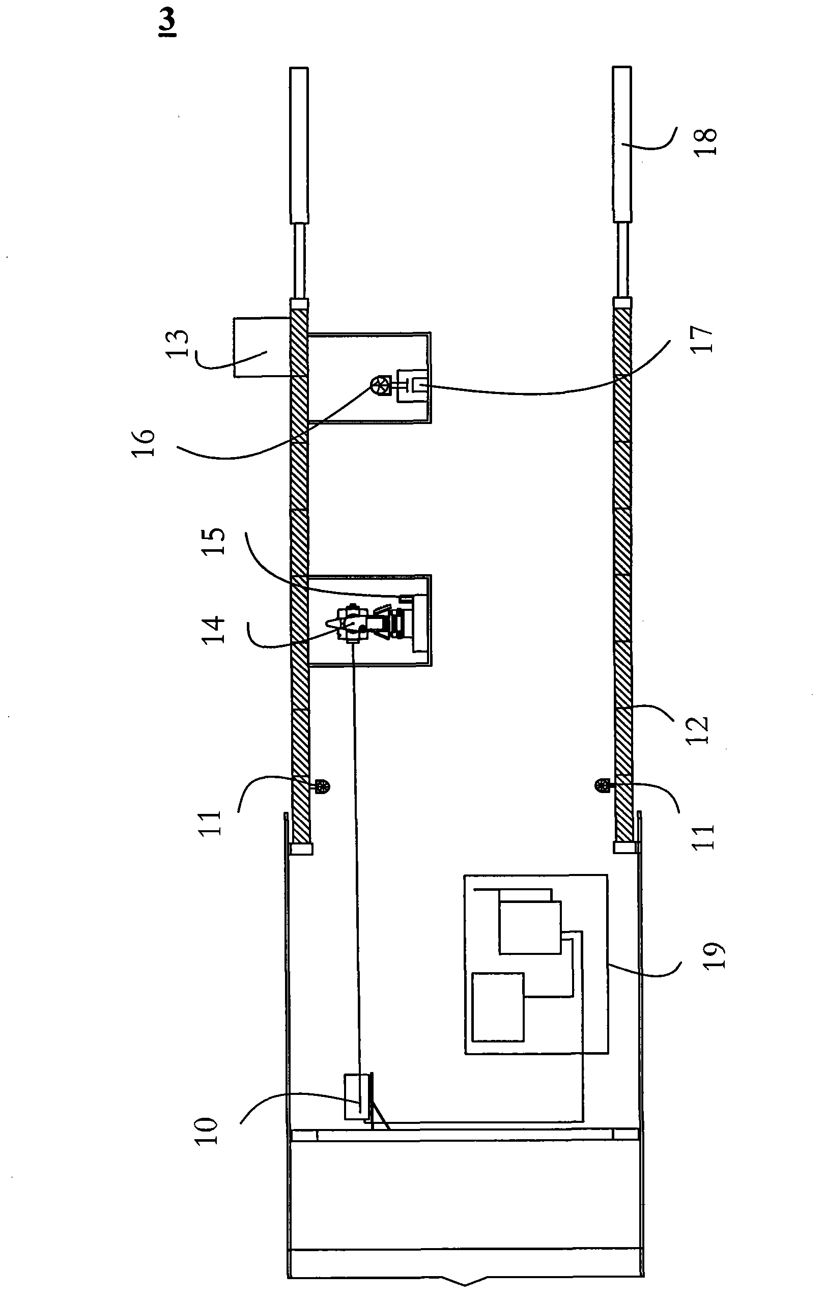 Measuring device and method of dynamic real-time measurement of position and posture of pipe pushing jack