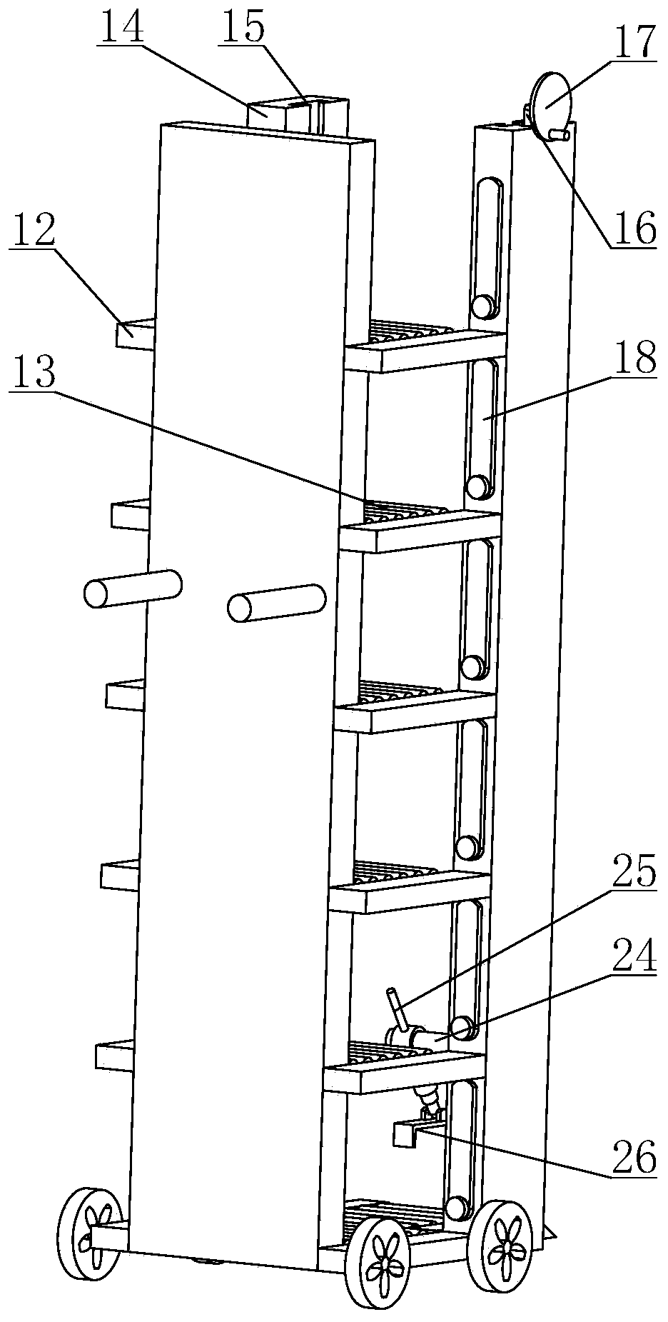 Carrying equipment for remanufacturing of automobile engine cylinder cover