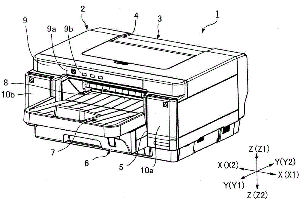 Printer, and paper position detection method of a printer