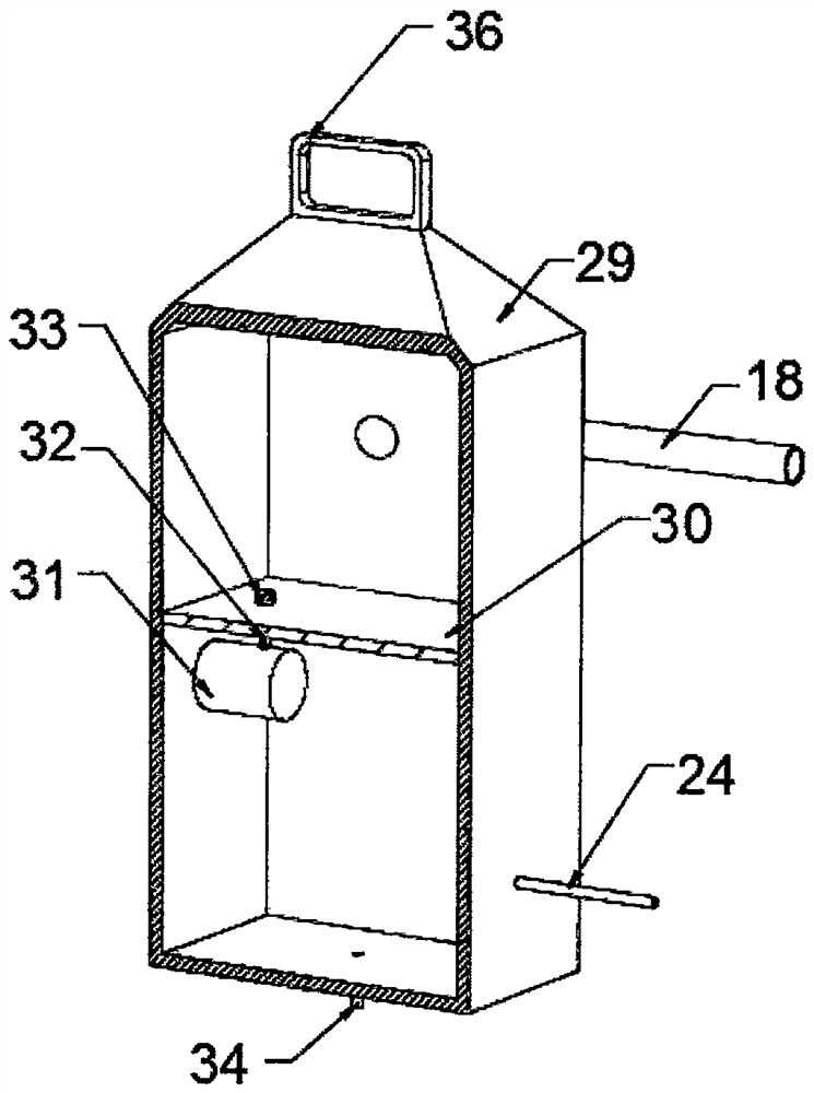 Excision extraction device for gynecological uterine cavity tumor resection surgery