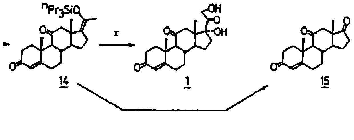 Preparation method of 17,21-dihydroxy steroid derivative
