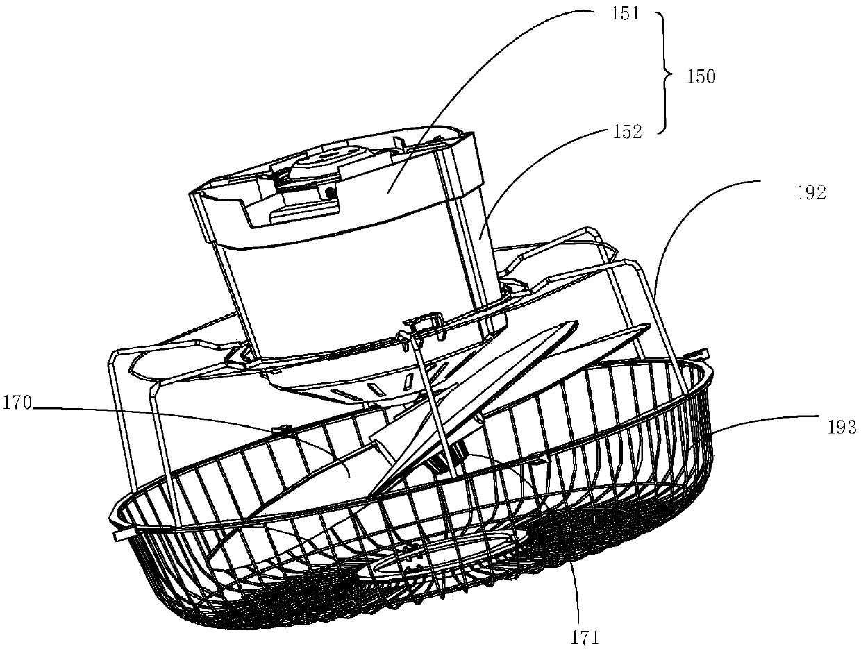 Conical pendulum mechanism and roof fan