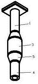 Electromagnetic rotational flow water gap for continuous casting