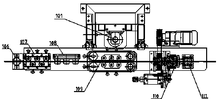 An automatic forming production line for evaporator tubes