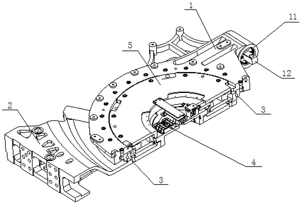 Hinged car chassis hinging system