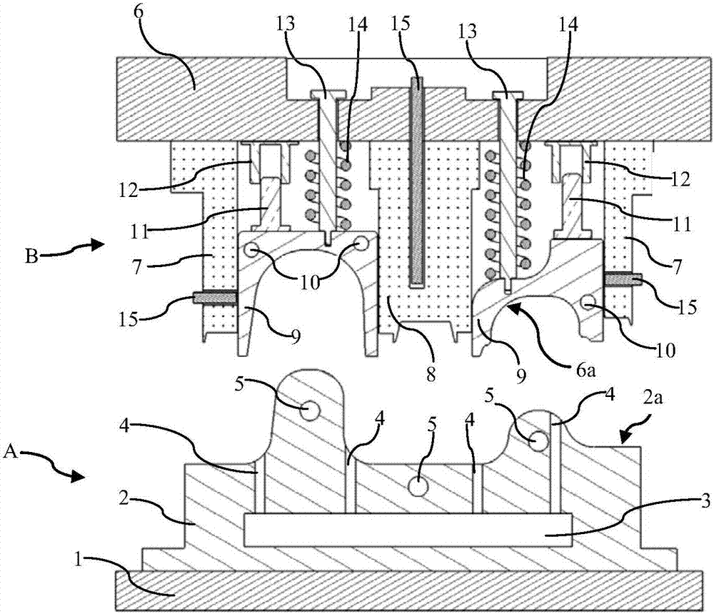 Mold and method for manufacturing automotive sound-insulation pads