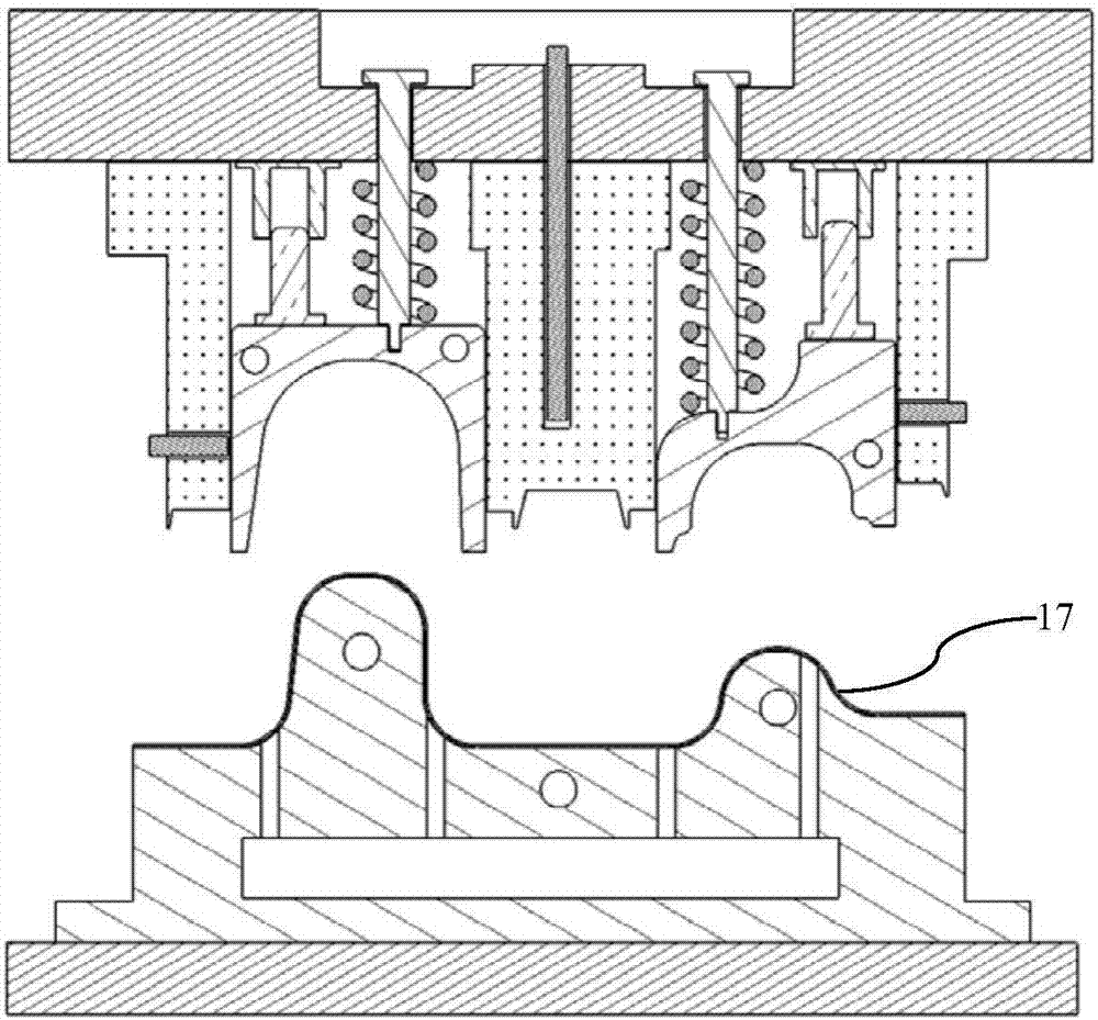 Mold and method for manufacturing automotive sound-insulation pads