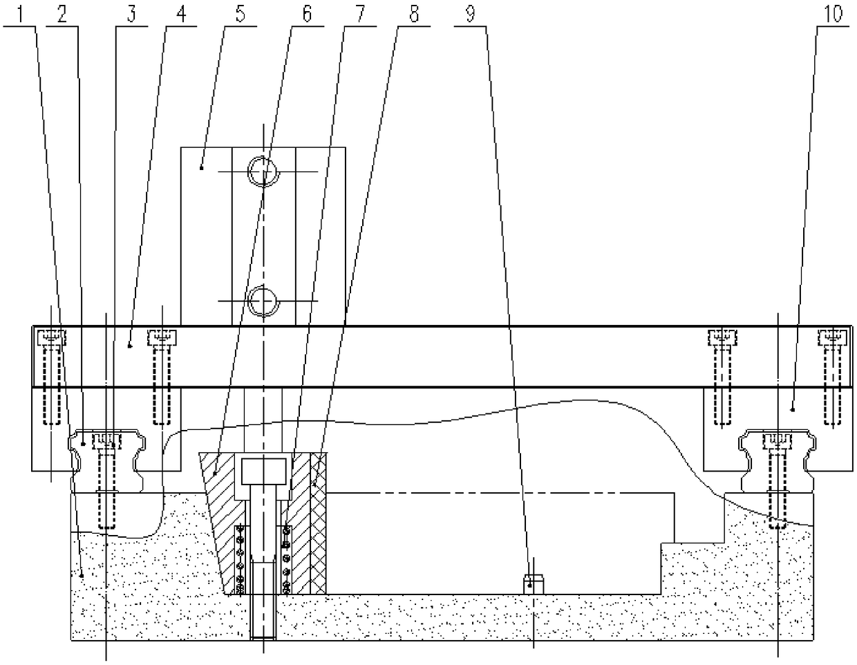 ECU sealing performance detection device with reliable sealing and pressing