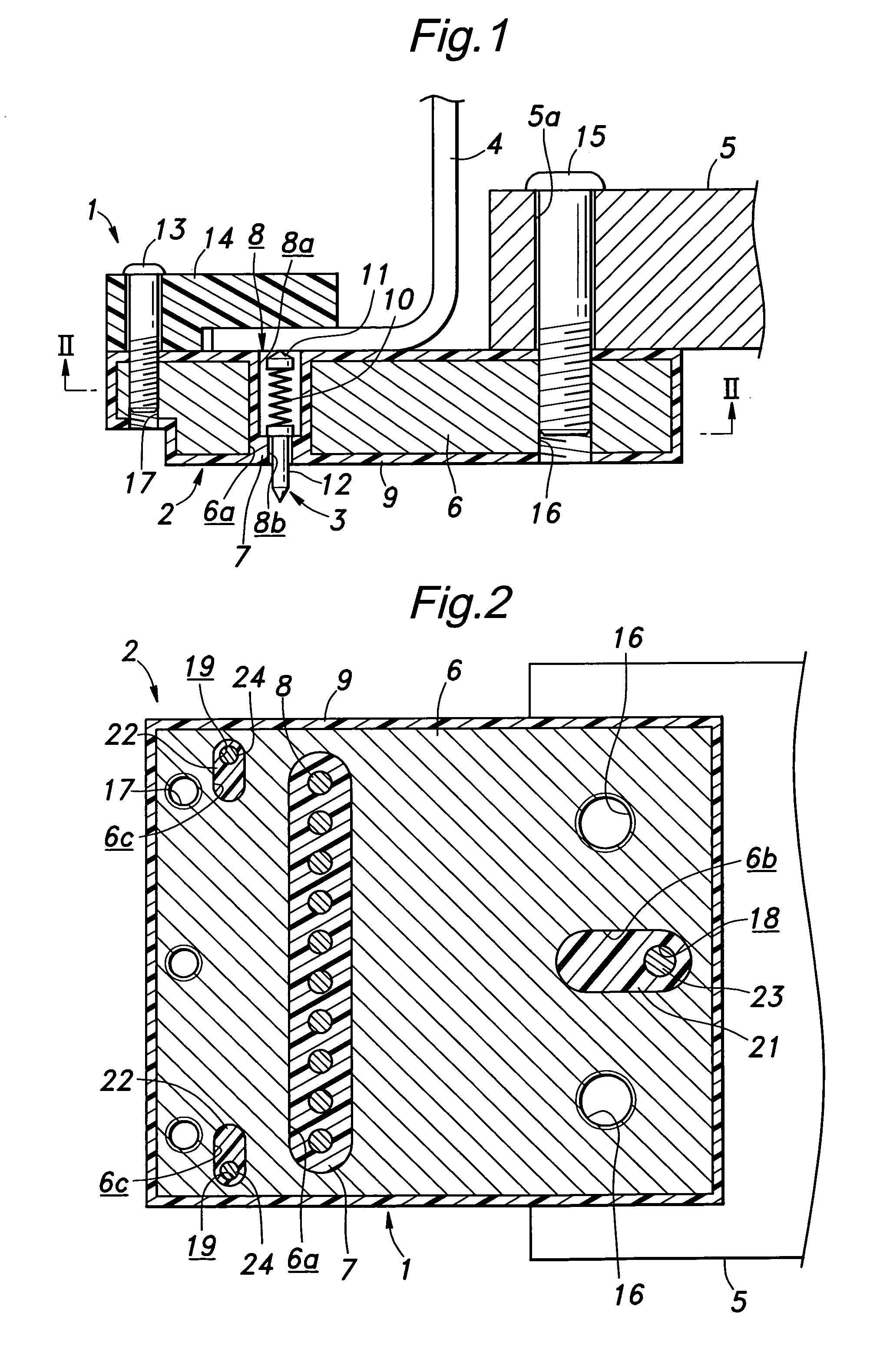 Holder for conductive contact