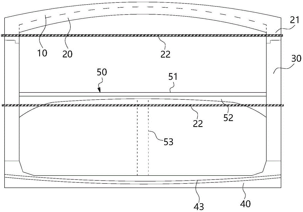 Open-cut-method repairable three-arch and three-cable subway station structure