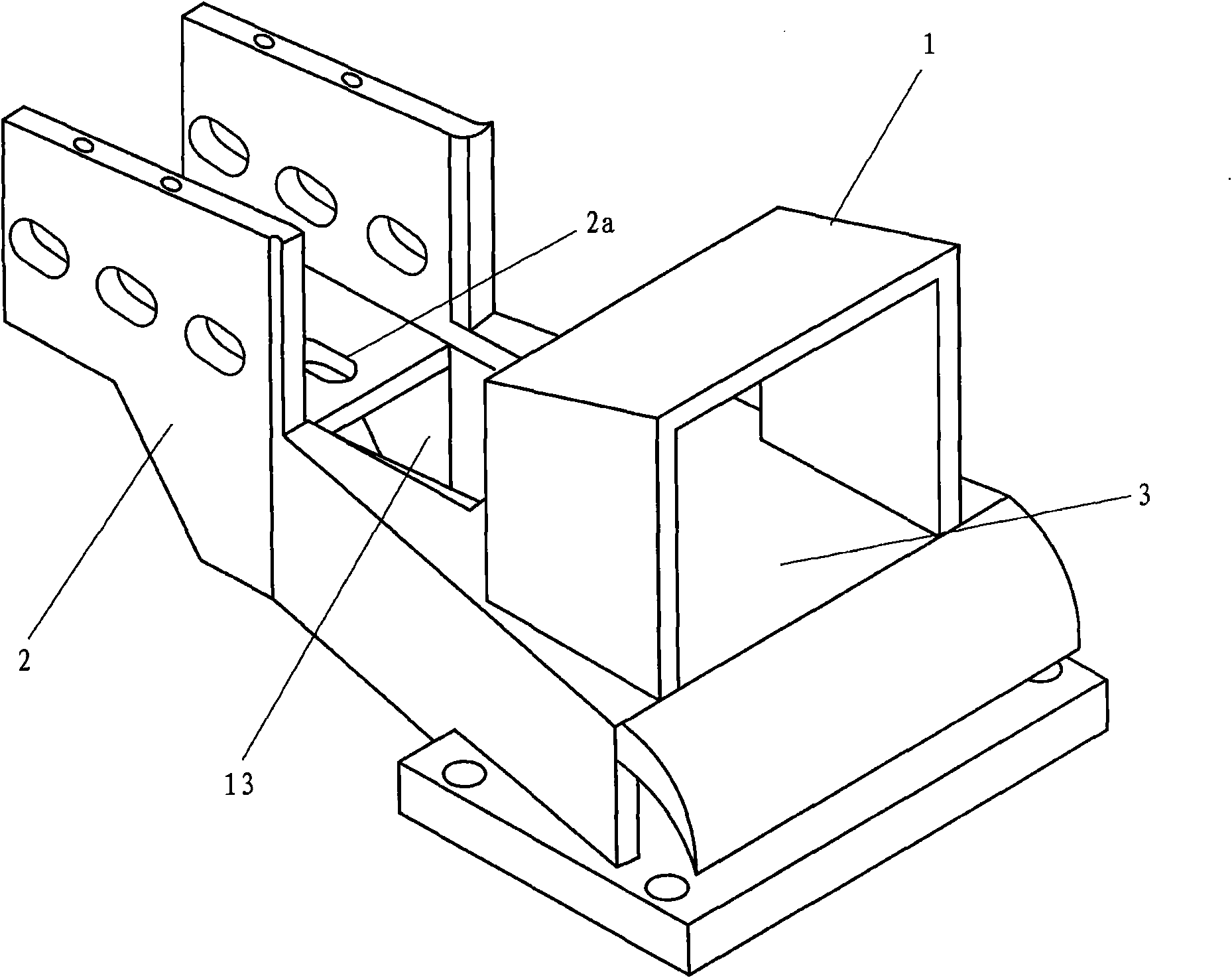 Adjustable combined sliding guiding and guarding device