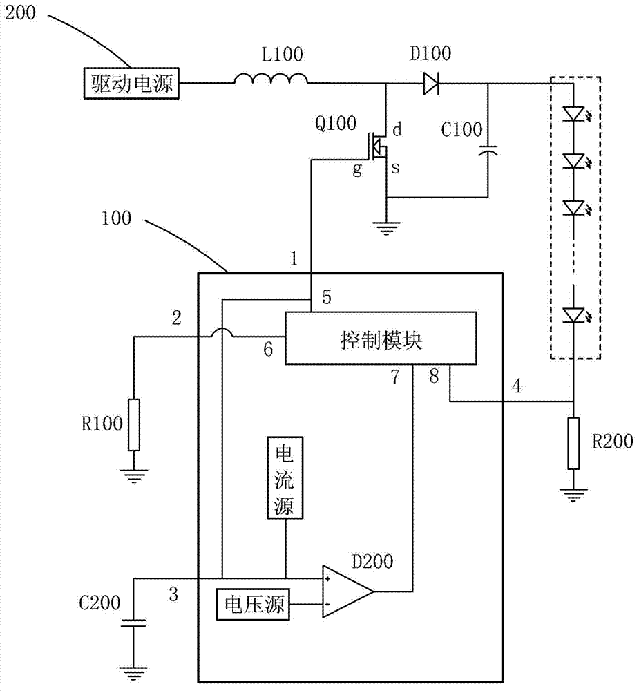 Backlight drive circuit and method for shortening soft starting time of backlight drive circuit