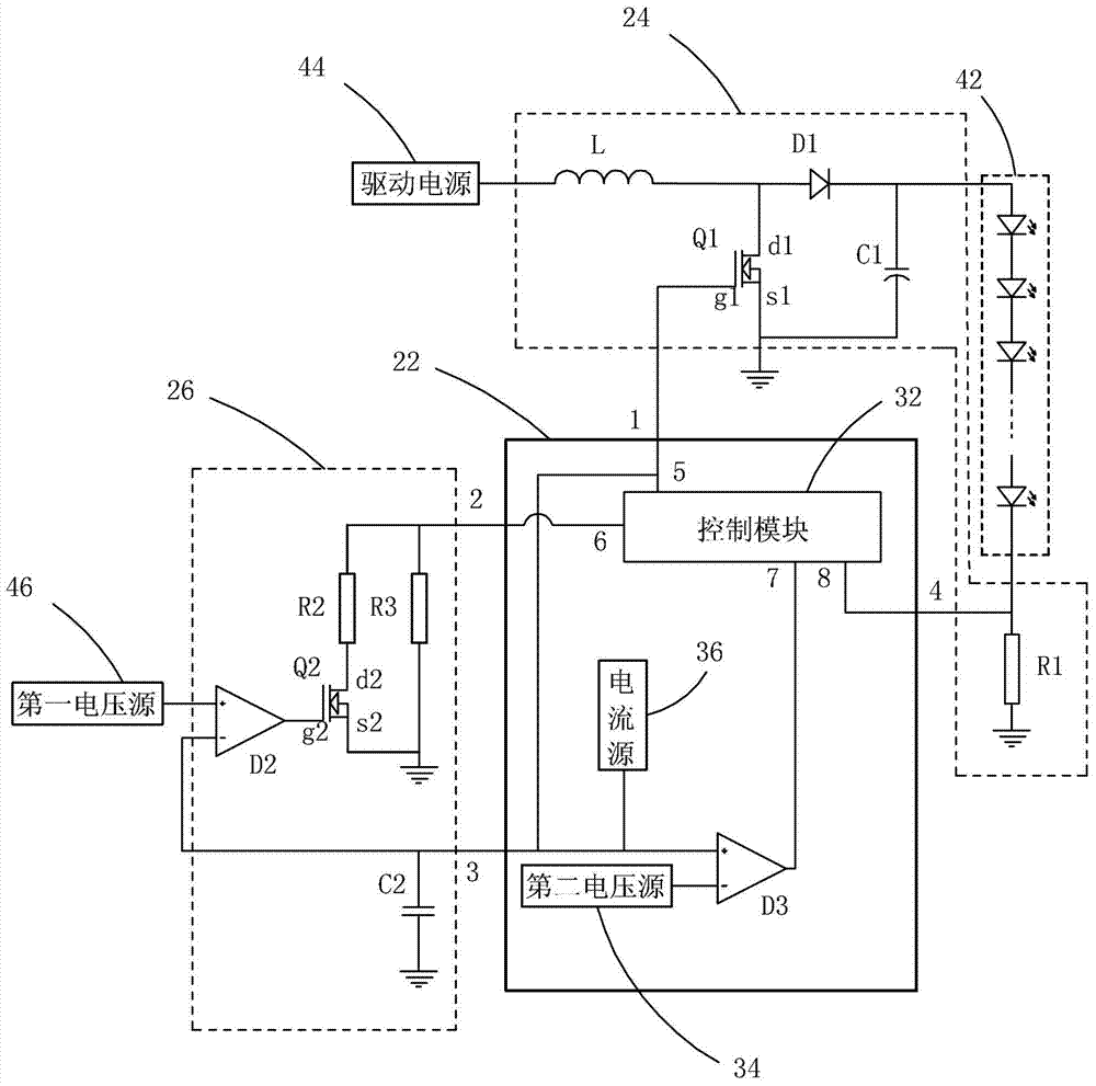 Backlight drive circuit and method for shortening soft starting time of backlight drive circuit