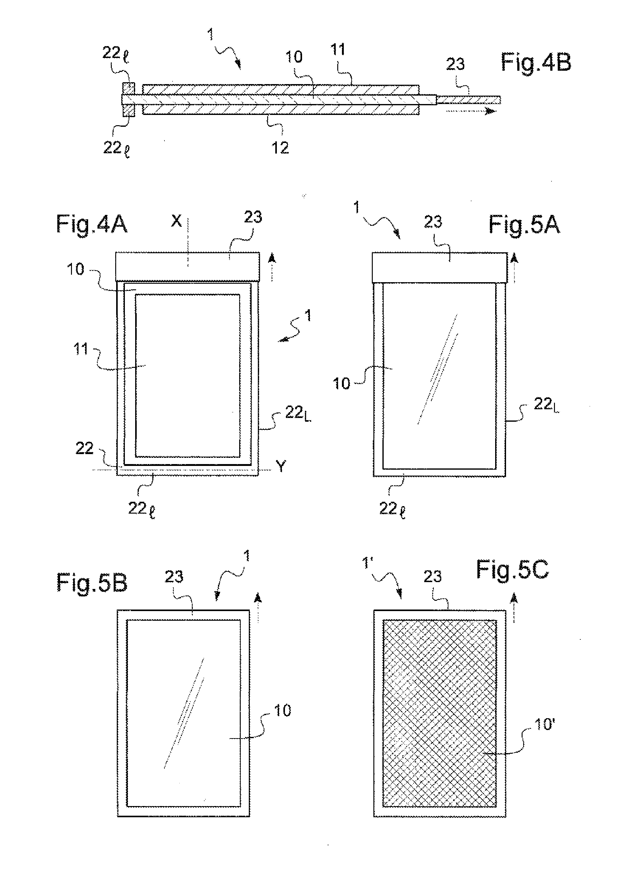 Current Collector Having a Built-In Sealing Means, Bipolar Battery Including Such a Collector, Method for Manufacturing Such a Battery