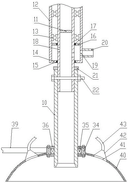 Drilling system for weak cemented rock test piece