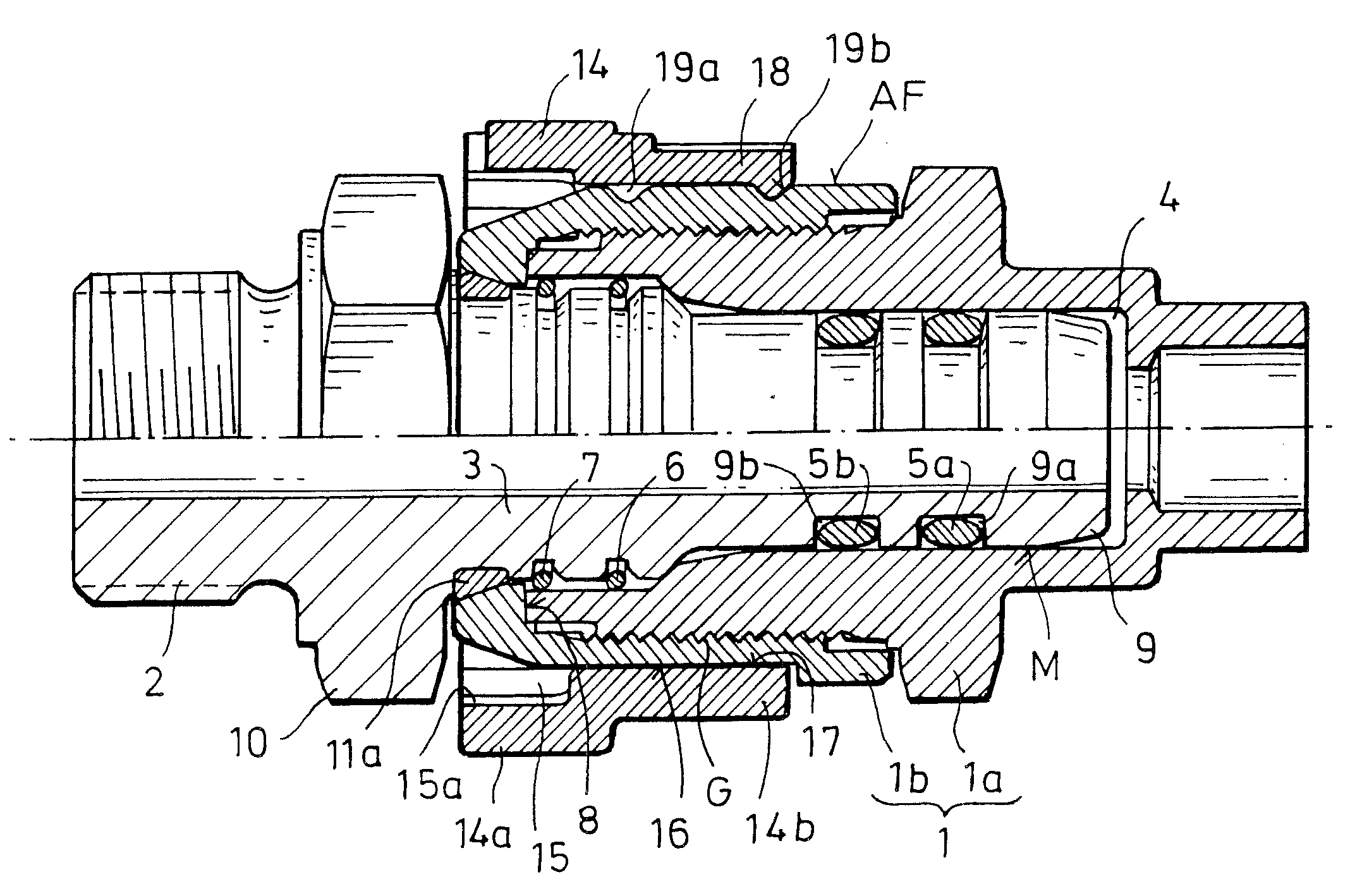 Plug-in coupling for fluidic systems