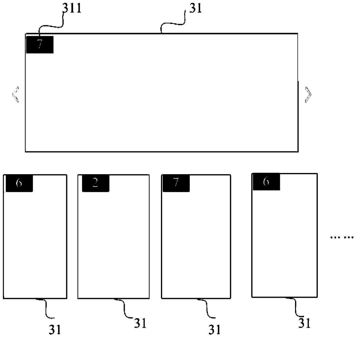 Web-based display method and device for traffic statistics