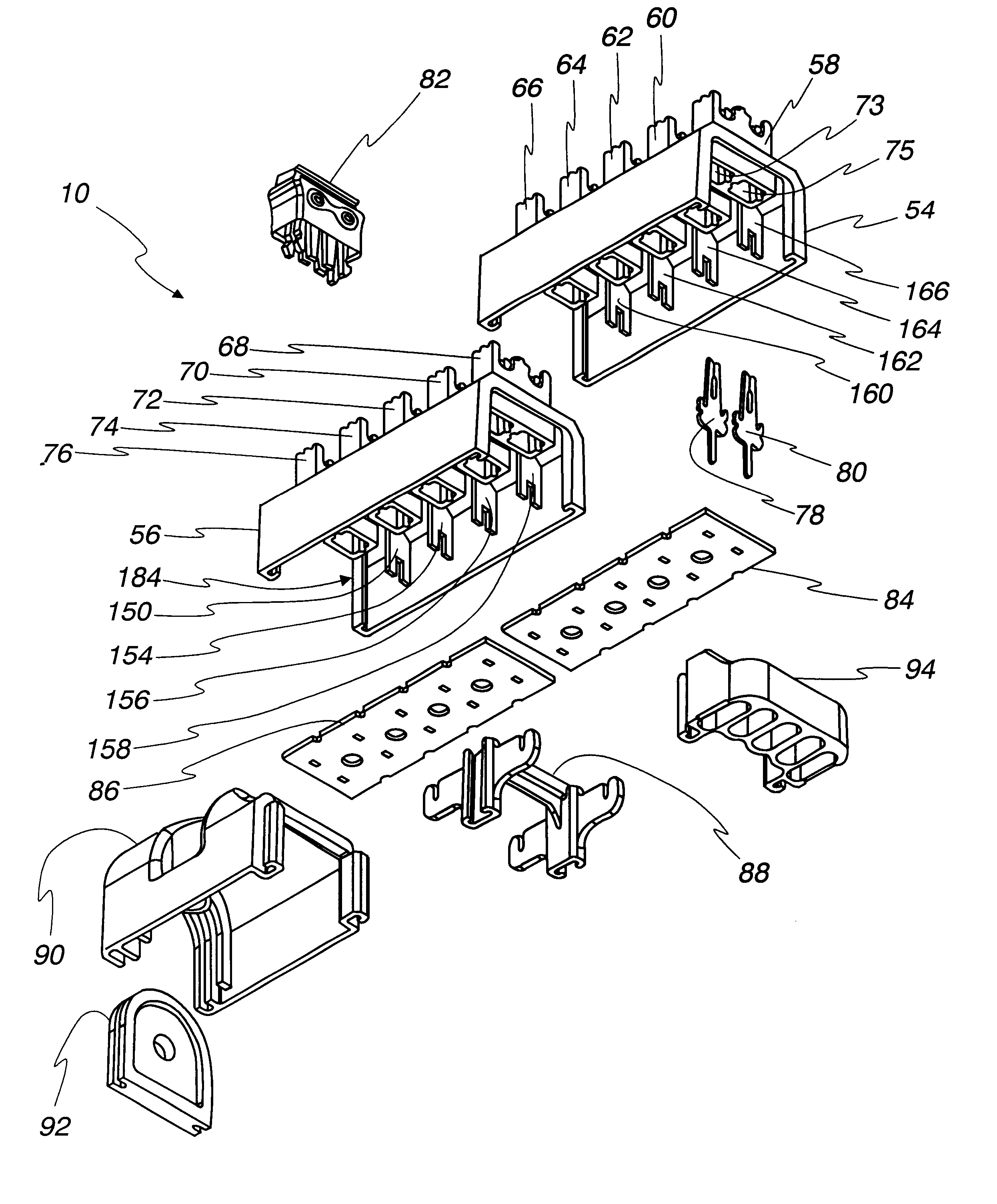 Modular terminal block assembly