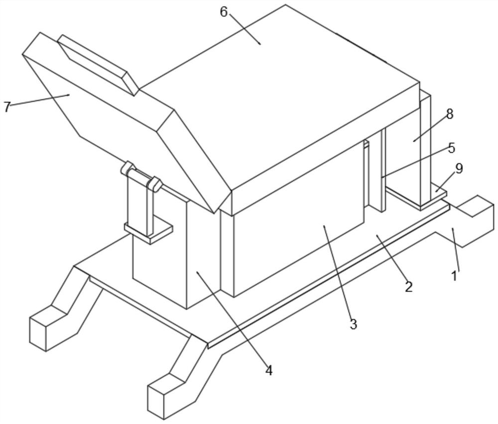 Electric mechanical stretching device applied to movable sofa