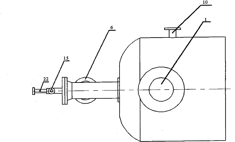 Burner for main burning furnace of sulfur recovery unit