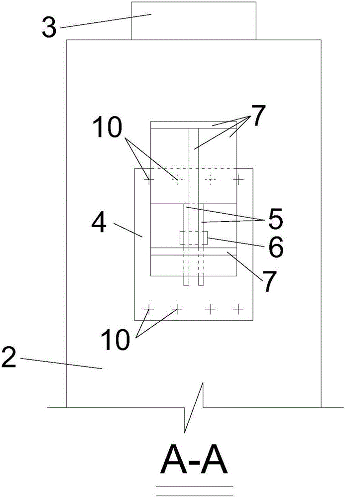 Anti-overturning reinforcing and supporting device of single-column pier girder bridge