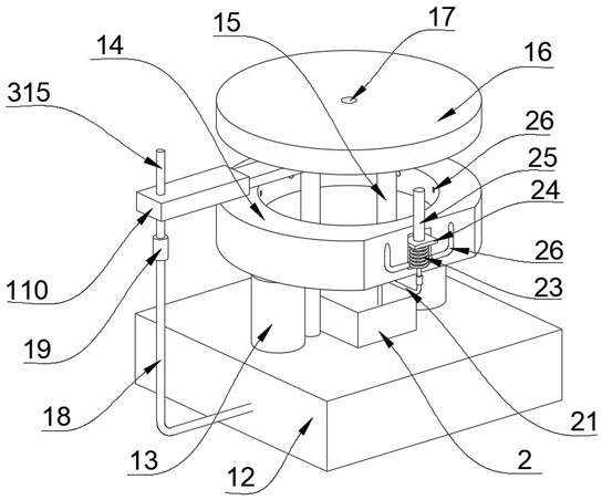 Electric power well lid die-casting die