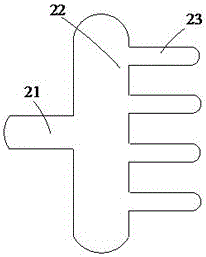 Intake and exhaust system of gas engine