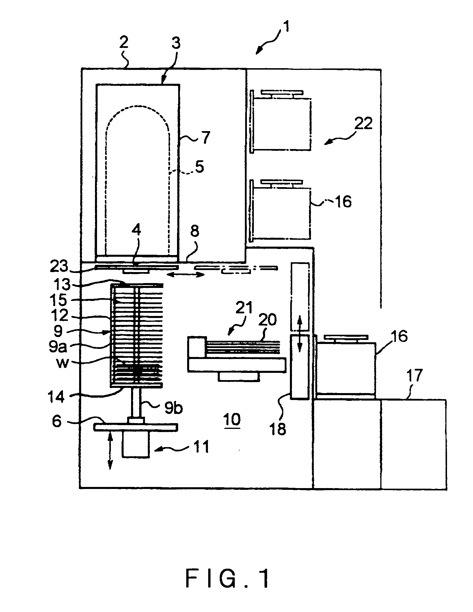 Vertical Heat Treatment System And Method Of Transferring Process Objects