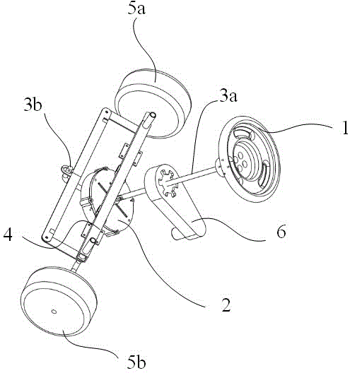 Steering device of power-driven child vehicle