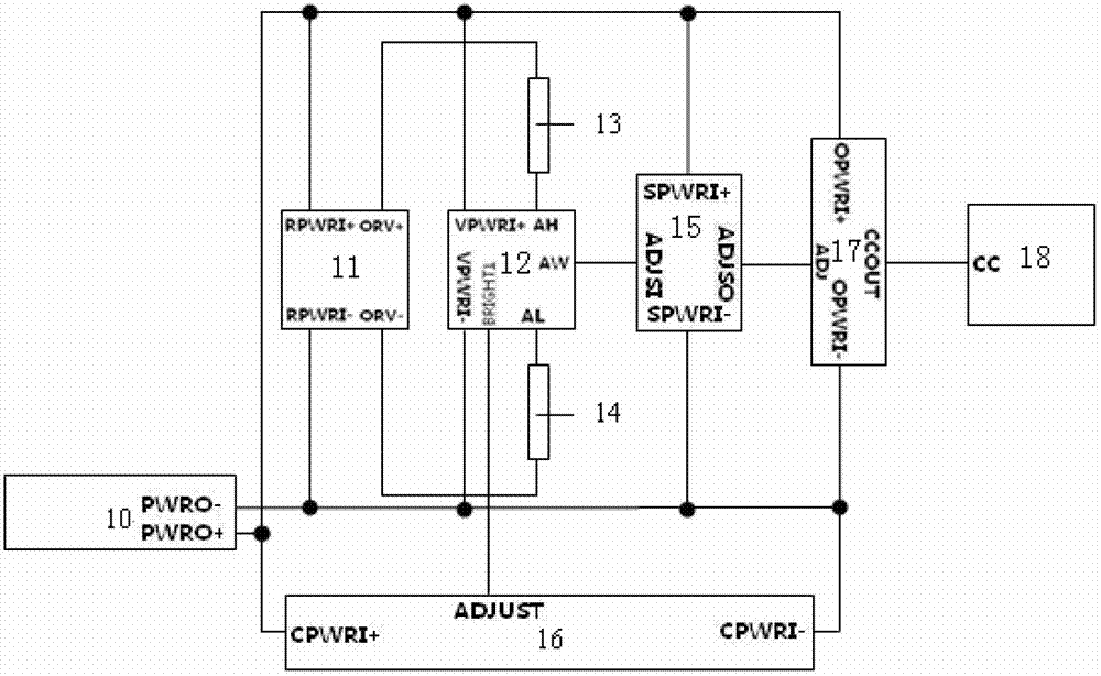 Current adjustable constant current circuit