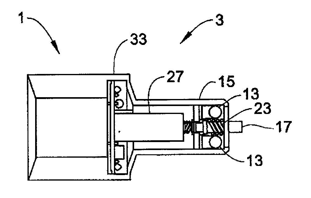USB receptacle for use with a powered receptacle or a rechargable flashlight having a powered receptacle