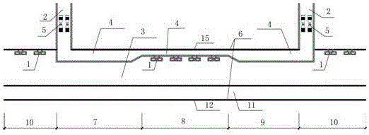 Ventilation system and ventilation method for underwater double-pipe municipal and road long and large shield tunnel