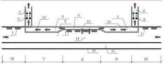 Ventilation system and ventilation method for underwater double-pipe municipal and road long and large shield tunnel