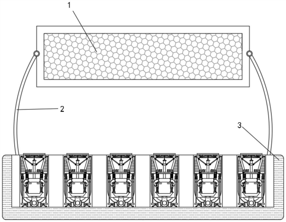 Energy-saving advertisement auxiliary assembly capable of automatic passerby identification and used for network science and technology propaganda