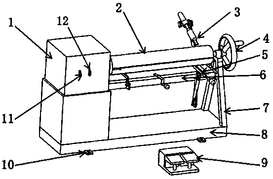 Nylon rope ring forming machine