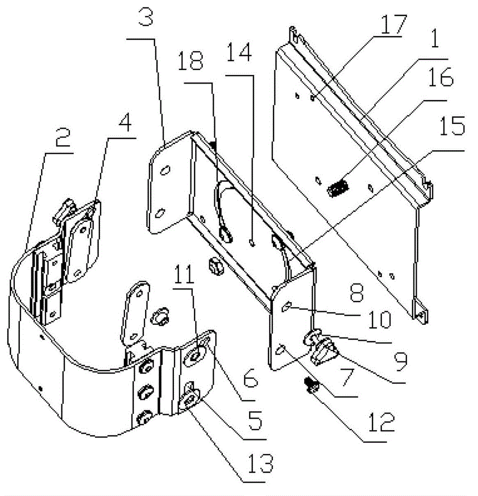 Rotor for television frame with improved structure